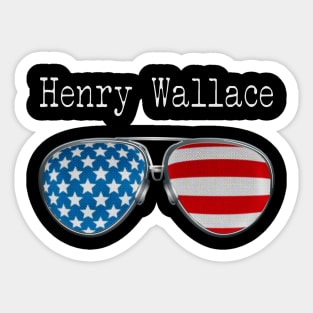 AMERICA PILOT GLASSES HENRY WALLACE Sticker